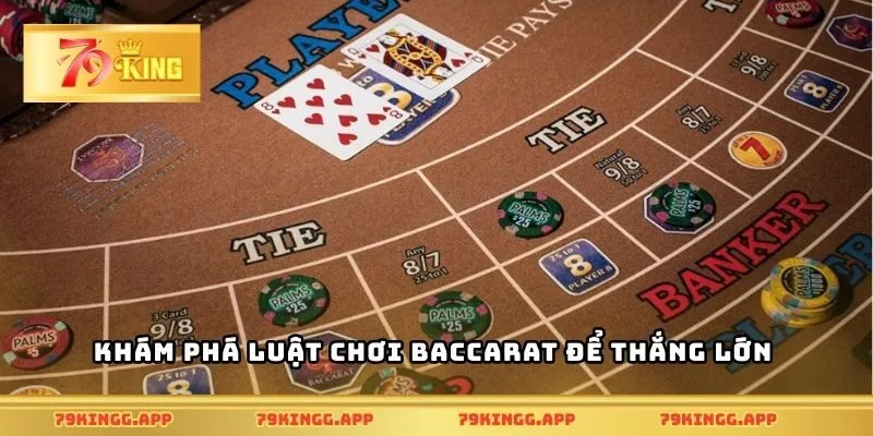Khám phá luật chơi baccarat để thắng lớn