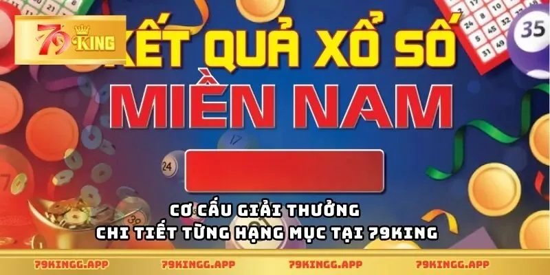 Cơ cấu giải thưởng chi tiết từng hạng mục tại 79King